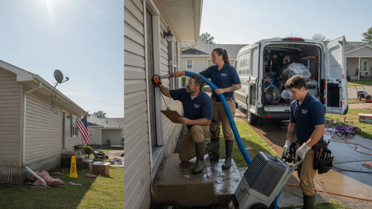 Ceiling Water Damage Restoration in Austinville, IA near me